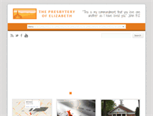 Tablet Screenshot of elizabethpresbytery.org